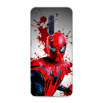 Силиконовый чехол на OPPO Reno2 с принтом Spiderman Человек паук Силиконовый чехол на OPPO Reno2 с принтом Spiderman Человек паук