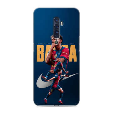Силиконовый чехол на OPPO Reno2 с принтом Барселона Barca Yamal Силиконовый чехол на OPPO Reno2 с принтом Барселона Barca Yamal