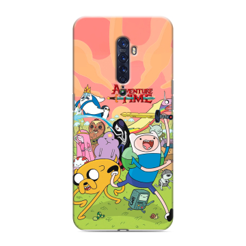 Силиконовый чехол на OPPO Reno2 с принтом Adventure time Время приключений Силиконовый чехол на OPPO Reno2 с принтом Adventure time Время приключений