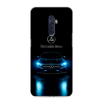 Силиконовый чехол на OPPO Reno2 с принтом Mercedes Мерседес