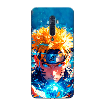 Силиконовый чехол на OPPO Reno2 с принтом Аниме Наруто Naruto