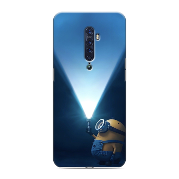 Силиконовый чехол на OPPO Reno2 с принтом Миньоны Силиконовый чехол на OPPO Reno2 с принтом Миньоны