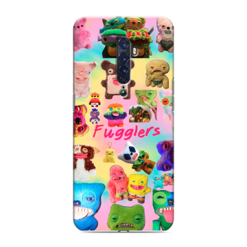 Силиконовый чехол на OPPO Reno2 с принтом Флагер Fuggler Силиконовый чехол на OPPO Reno2 с принтом Флагер Fuggler