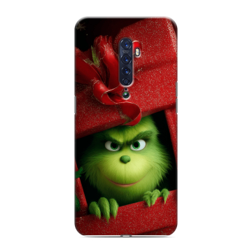 Силиконовый чехол на OPPO Reno2 с принтом Новый год Силиконовый чехол на OPPO Reno2 с принтом Новый год