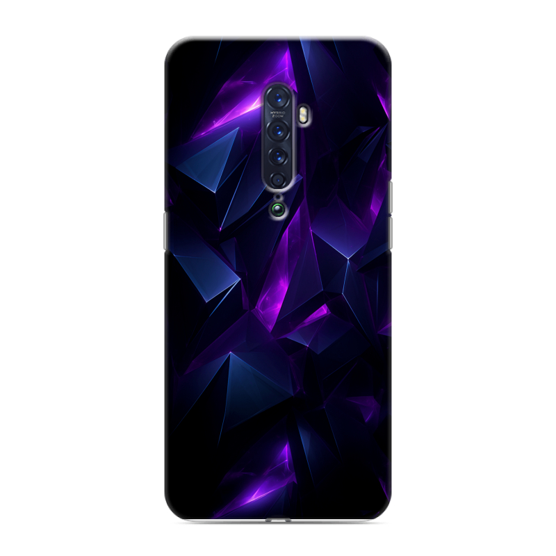 Пластиковый чехол на OPPO Reno2 с принтом Абстракиция Пластиковый чехол на OPPO Reno2 с принтом Абстракиция