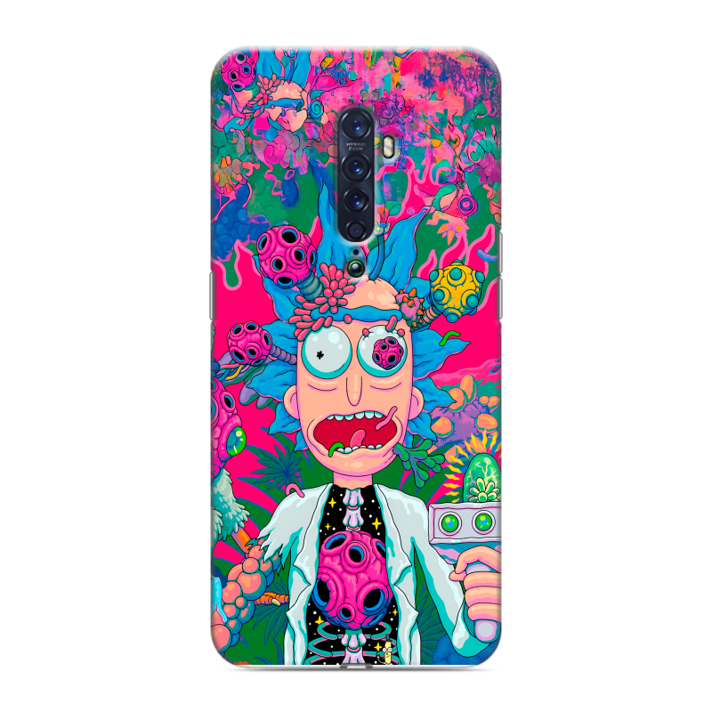 Силиконовый чехол на OPPO Reno2 с принтом Рик и Морти Rick Morty Силиконовый чехол на OPPO Reno2 с принтом Рик и Морти Rick Morty