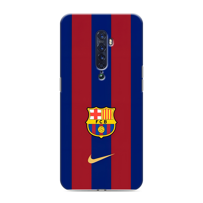 Пластиковый чехол на OPPO Reno2 с принтом Барселона Barcelona Пластиковый чехол на OPPO Reno2 с принтом Барселона Barcelona