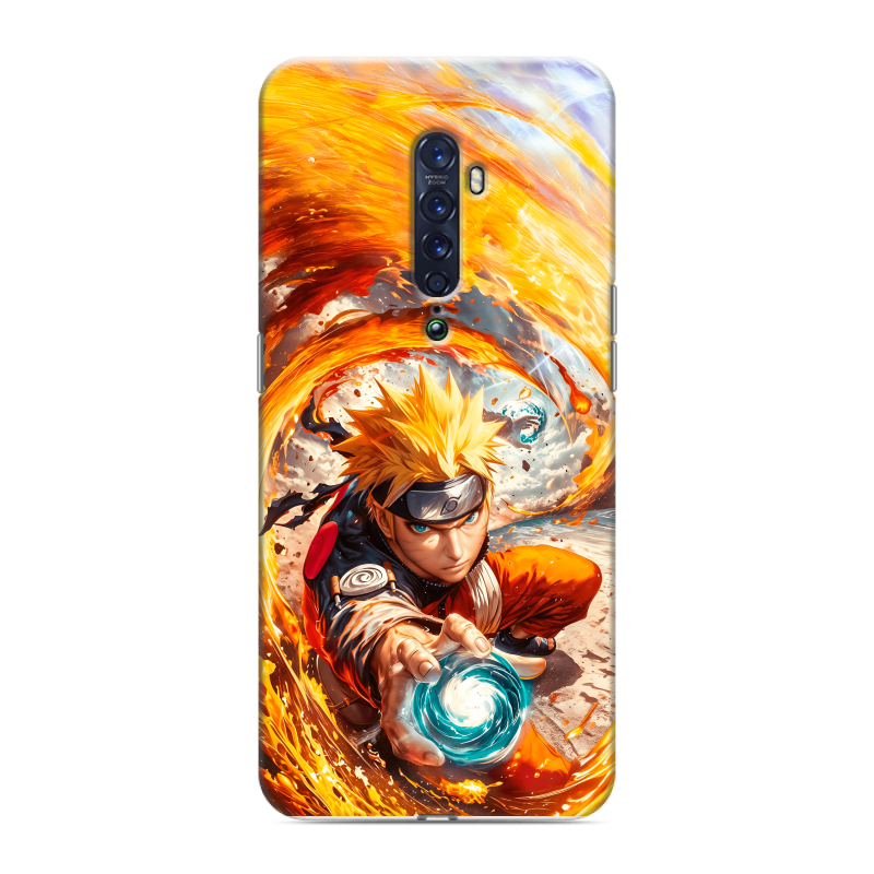 Пластиковый чехол на OPPO Reno2 с принтом Аниме Наруто Naruto Пластиковый чехол на OPPO Reno2 с принтом Аниме Наруто Naruto