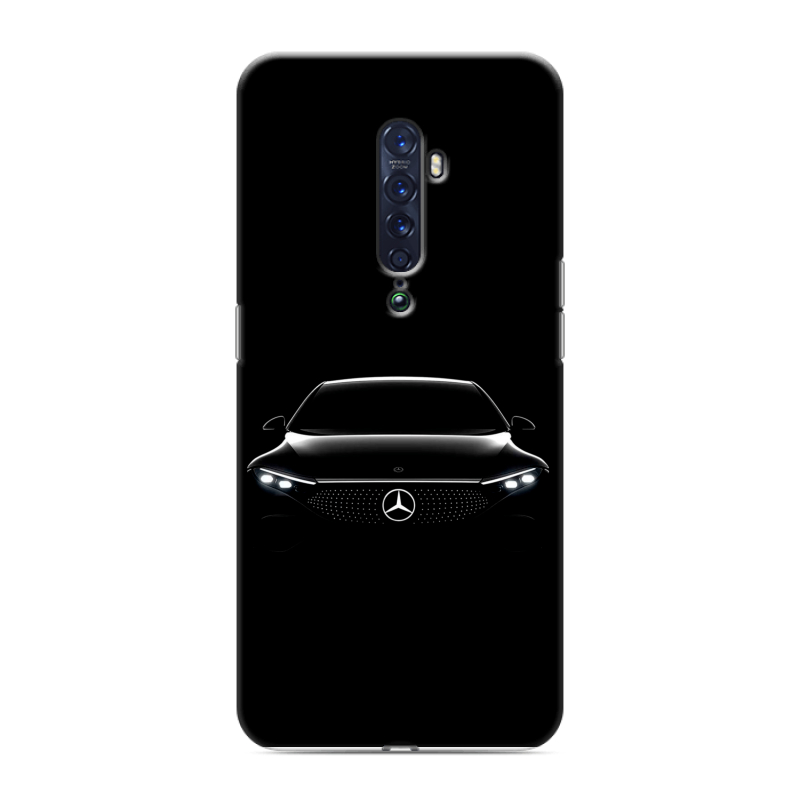 Силиконовый чехол на OPPO Reno2 с принтом Mercedes Мерседес Силиконовый чехол на OPPO Reno2 с принтом Mercedes Мерседес