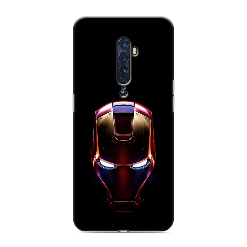Пластиковый чехол на OPPO Reno2 с принтом IronMan Железный человек Пластиковый чехол на OPPO Reno2 с принтом IronMan Железный человек
