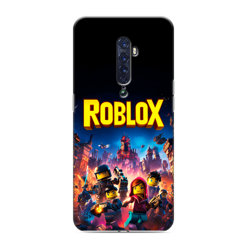 Силиконовый чехол на OPPO Reno2 с принтом Roblox Роблокс Силиконовый чехол на OPPO Reno2 с принтом Roblox Роблокс
