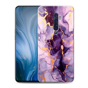 Силиконовый противоударный чехол на OPPO Reno2 Z с принтом Мрамор Силиконовый противоударный чехол на OPPO Reno2 Z с принтом Мрамор