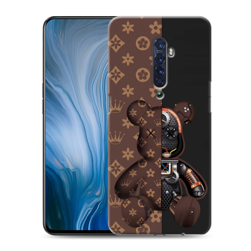 Силиконовый противоударный чехол на OPPO Reno2 Z с принтом Луи робот Силиконовый противоударный чехол на OPPO Reno2 Z с принтом Луи робот