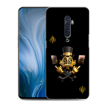 Силиконовый противоударный чехол на OPPO Reno2 Z с принтом Золотой скрудж макдак Силиконовый противоударный чехол на OPPO Reno2 Z с принтом Золотой скрудж макдак