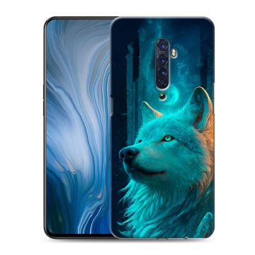 Силиконовый противоударный чехол на OPPO Reno2 Z с принтом бабочки саккура