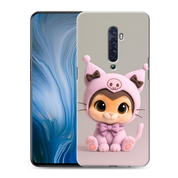 Силиконовый противоударный чехол на OPPO Reno2 Z с принтом Куроми Kuromi Силиконовый противоударный чехол на OPPO Reno2 Z с принтом Куроми Kuromi