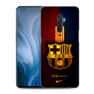Силиконовый противоударный чехол на OPPO Reno2 Z с принтом Барселона Barcelona Силиконовый противоударный чехол на OPPO Reno2 Z с принтом Барселона Barcelona