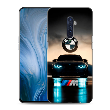 Силиконовый противоударный чехол на OPPO Reno2 Z с принтом БМВ BMW