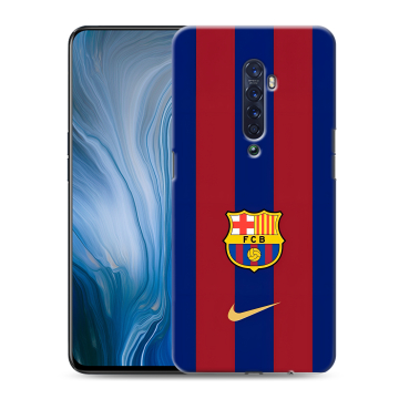Силиконовый противоударный чехол на OPPO Reno2 Z с принтом Барселона Barcelona