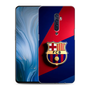 Силиконовый противоударный чехол на OPPO Reno2 Z с принтом Барселона Barcelona