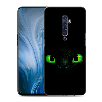 Силиконовый противоударный чехол на OPPO Reno2 Z с принтом Как приручить дракона Силиконовый противоударный чехол на OPPO Reno2 Z с принтом Как приручить дракона