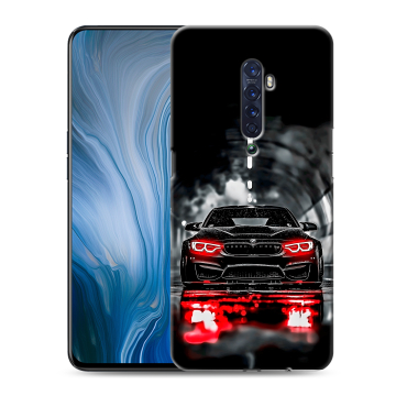 Силиконовый противоударный чехол на OPPO Reno2 Z с принтом BMW БМВ