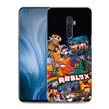 Силиконовый противоударный чехол на OPPO Reno2 Z с принтом Roblox Роблокс Силиконовый противоударный чехол на OPPO Reno2 Z с принтом Roblox Роблокс