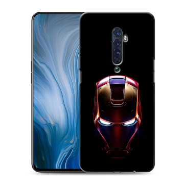 Силиконовый противоударный чехол на OPPO Reno2 Z с принтом IronMan Железный человек Силиконовый противоударный чехол на OPPO Reno2 Z с принтом IronMan Железный человек