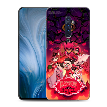 Силиконовый противоударный чехол на OPPO Reno2 Z с принтом Hazbin Hotel Отель Хазбин Силиконовый противоударный чехол на OPPO Reno2 Z с принтом Hazbin Hotel Отель Хазбин