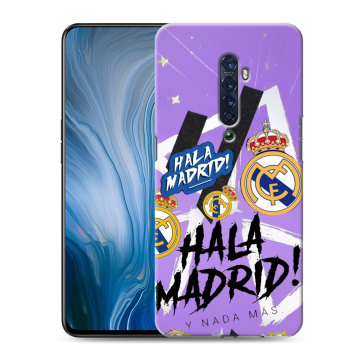 Силиконовый противоударный чехол на OPPO Reno2 Z с принтом Real Madrid Реал Мадрид Силиконовый противоударный чехол на OPPO Reno2 Z с принтом Real Madrid Реал Мадрид