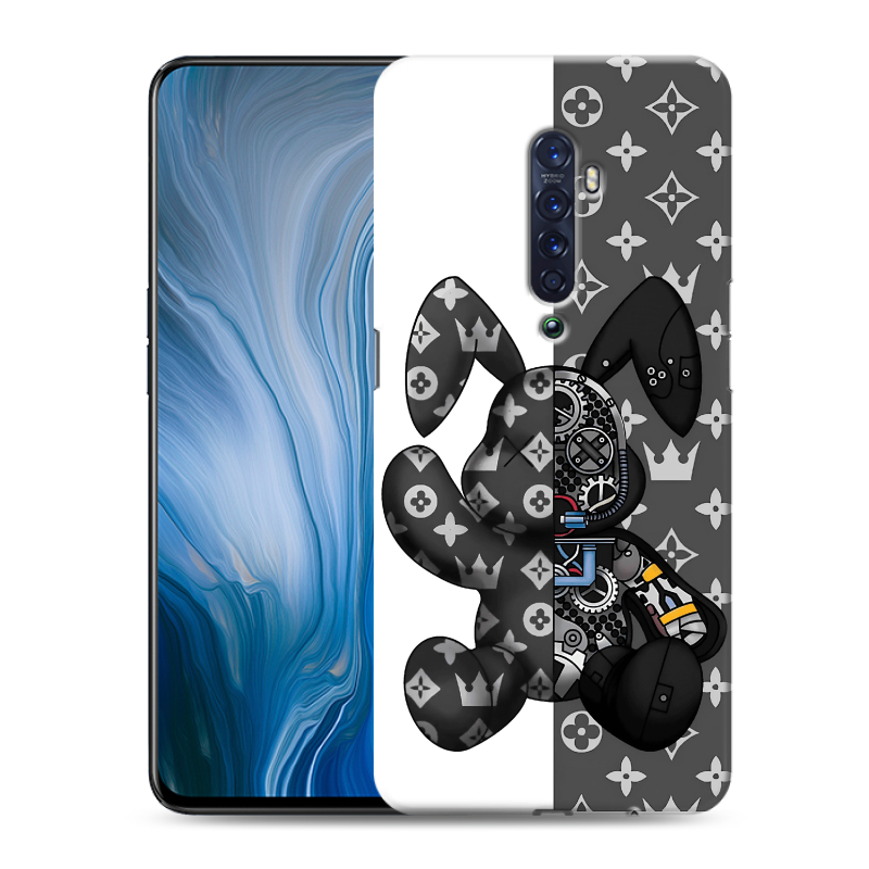 Пластиковый чехол на OPPO Reno2 Z с принтом Луи робот Пластиковый чехол на OPPO Reno2 Z с принтом Луи робот