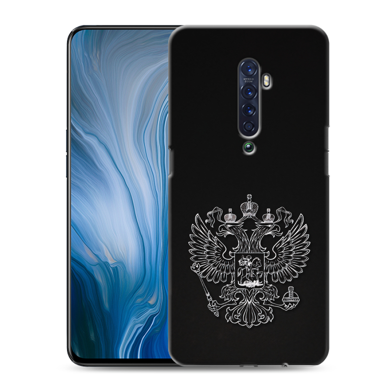Пластиковый чехол на OPPO Reno2 Z с принтом Герб России Пластиковый чехол на OPPO Reno2 Z с принтом Герб России