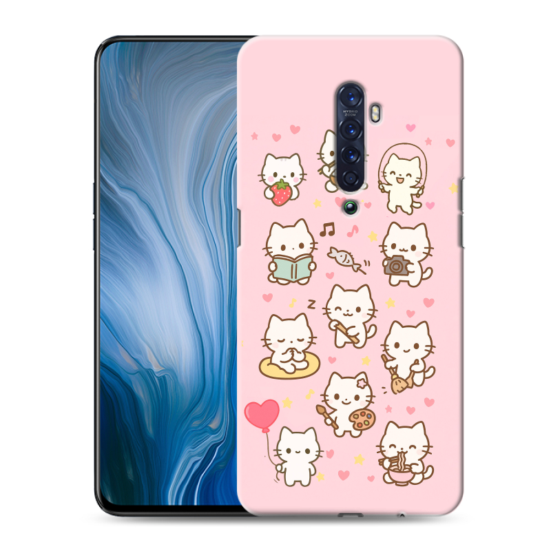 Пластиковый чехол на OPPO Reno2 Z с принтом Hello Kitty Хелоу Кити Пластиковый чехол на OPPO Reno2 Z с принтом Hello Kitty Хелоу Кити