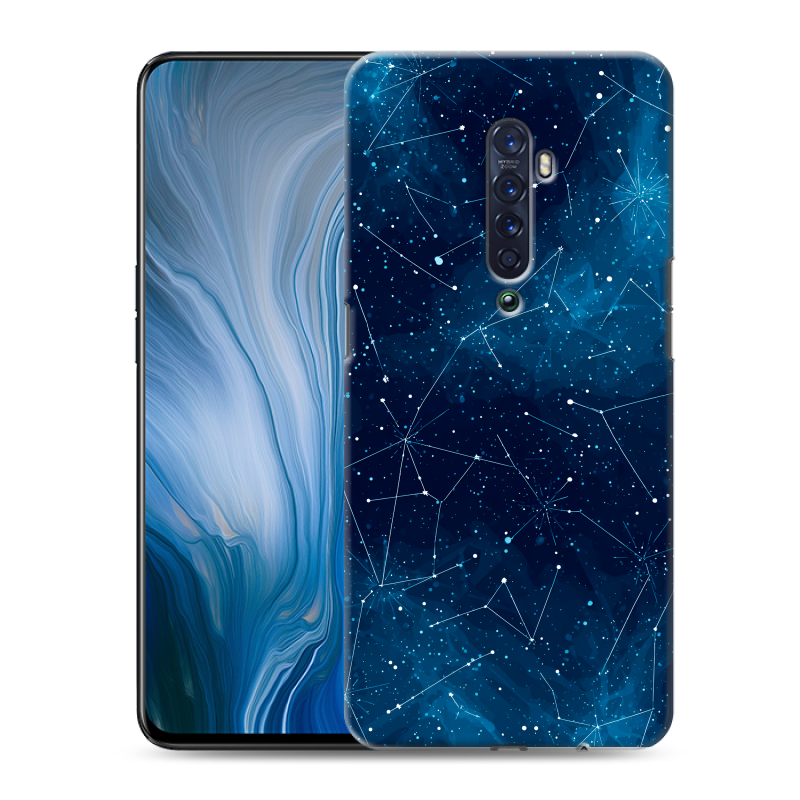 Пластиковый чехол на OPPO Reno2 Z с принтом Космос звезды Пластиковый чехол на OPPO Reno2 Z с принтом Космос звезды