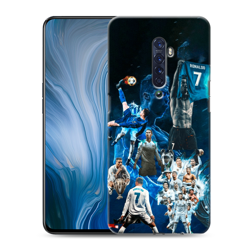 Пластиковый чехол на OPPO Reno2 Z с принтом Реал Роналдо Пластиковый чехол на OPPO Reno2 Z с принтом Реал Роналдо