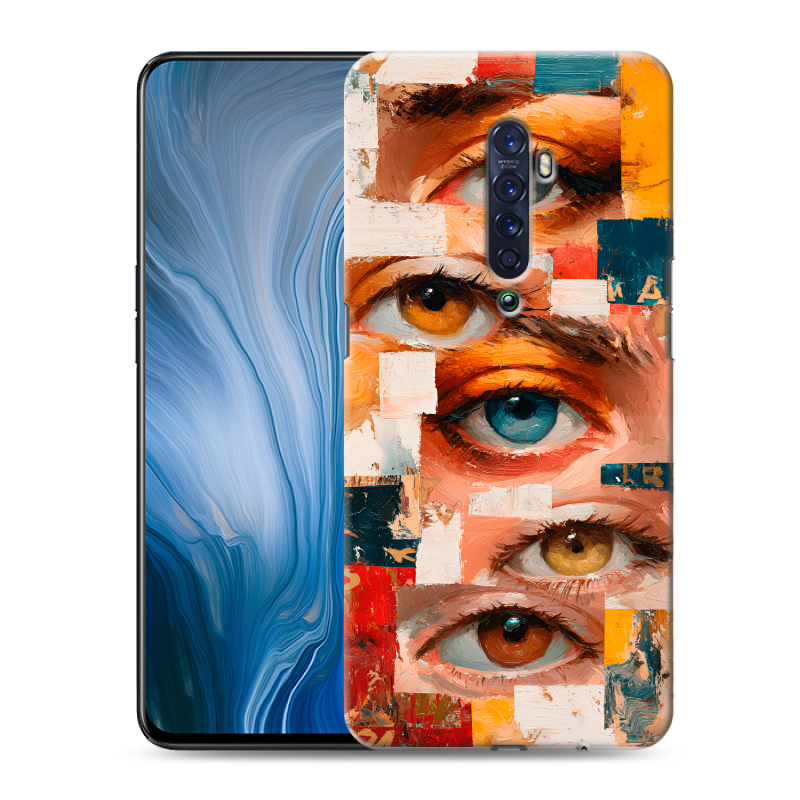 Пластиковый чехол на OPPO Reno2 Z с принтом Модный принт Пластиковый чехол на OPPO Reno2 Z с принтом Модный принт