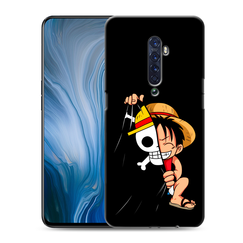 Пластиковый чехол на OPPO Reno2 Z с принтом One Piece Ван Пис Пластиковый чехол на OPPO Reno2 Z с принтом One Piece Ван Пис