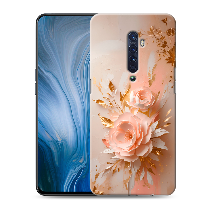 Пластиковый чехол на OPPO Reno2 Z с принтом женский Пластиковый чехол на OPPO Reno2 Z с принтом женский
