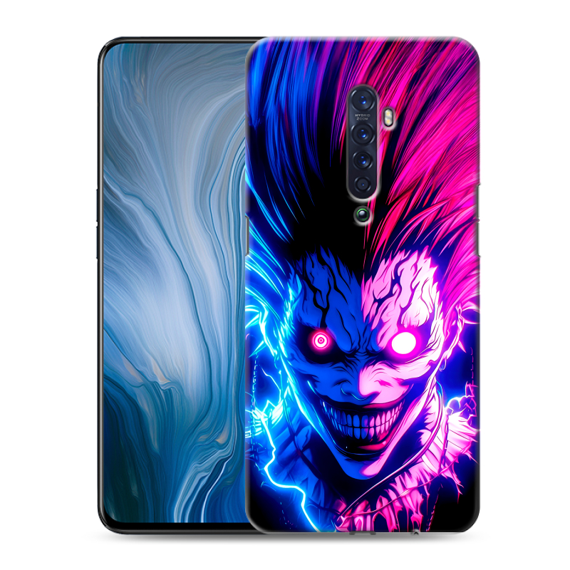 Силиконовый противоударный чехол на OPPO Reno2 Z с принтом Death note Тетрадь смерти Силиконовый противоударный чехол на OPPO Reno2 Z с принтом Death note Тетрадь смерти