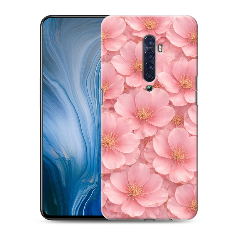 Пластиковый чехол на OPPO Reno2 Z с принтом женский Пластиковый чехол на OPPO Reno2 Z с принтом женский