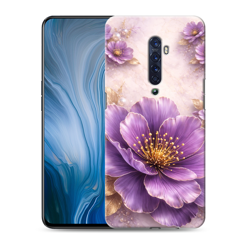 Силиконовый противоударный чехол на OPPO Reno2 Z с принтом женский Силиконовый противоударный чехол на OPPO Reno2 Z с принтом женский