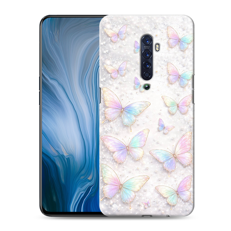 Пластиковый чехол на OPPO Reno2 Z с принтом женский Пластиковый чехол на OPPO Reno2 Z с принтом женский