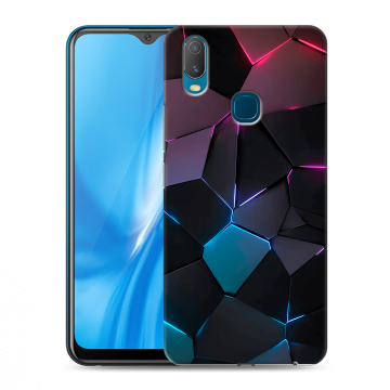 Силиконовый чехол на Vivo Y11 с принтом Геометрия неона Силиконовый чехол на Vivo Y11 с принтом Геометрия неона