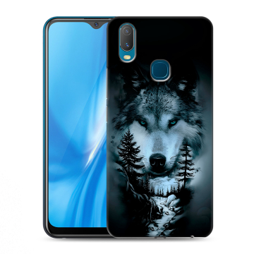 Силиконовый чехол на Vivo Y11 с принтом Лесной волк Силиконовый чехол на Vivo Y11 с принтом Лесной волк