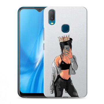 Силиконовый чехол на Vivo Y11 с принтом Женские принты Силиконовый чехол на Vivo Y11 с принтом Женские принты