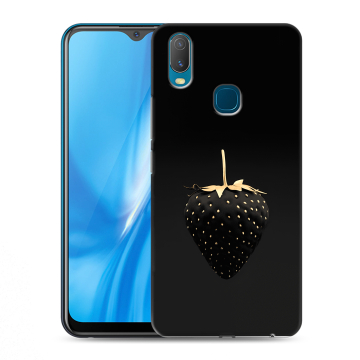 Силиконовый чехол на Vivo Y11 с принтом Черная клубника Силиконовый чехол на Vivo Y11 с принтом Черная клубника