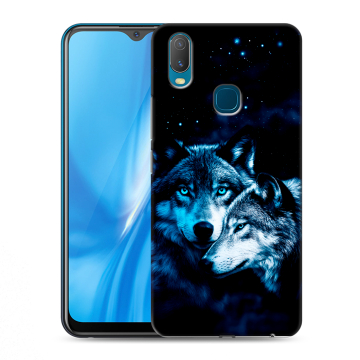 Силиконовый чехол на Vivo Y11 с принтом Волки Силиконовый чехол на Vivo Y11 с принтом Волки