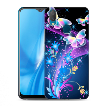 Силиконовый чехол на Vivo Y11 с принтом Бабочки