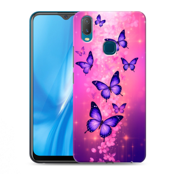 Силиконовый чехол на Vivo Y11 с принтом Бабочки