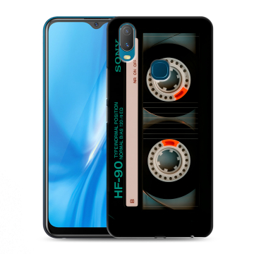 Силиконовый чехол на Vivo Y11 с принтом Кассета